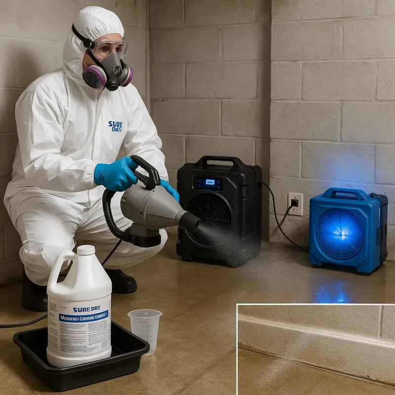 Sanitization and Odor Removal process in McDonald, PA