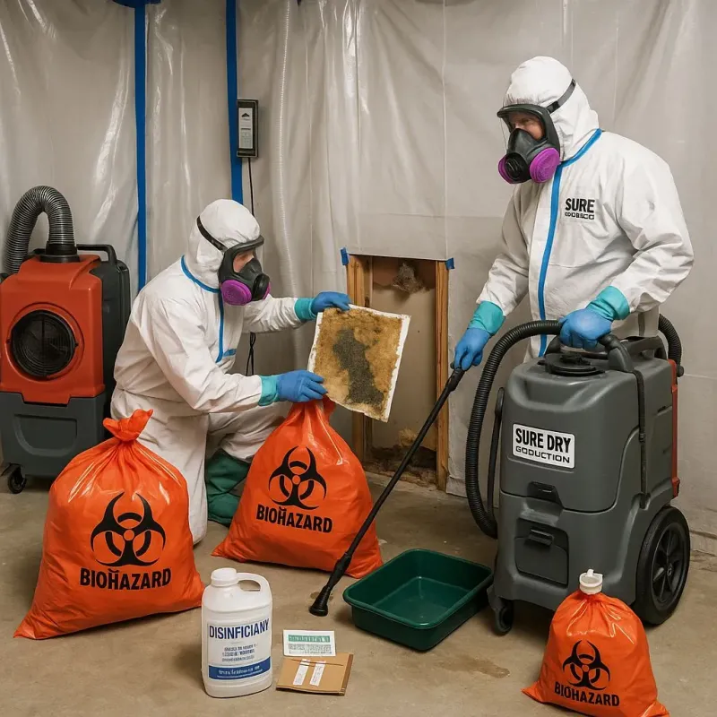 Contaminated Water Handling Protocols process in McDonald, PA