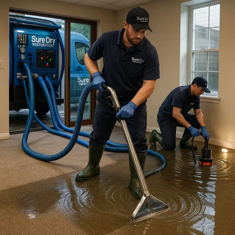 Water Extraction and Removal process in McDonald, PA